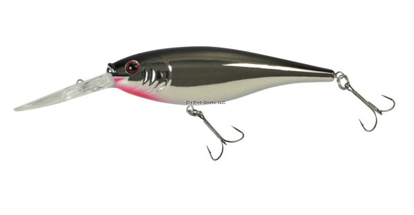 Berkley Flicker Shad Crankbait, 2 3/4", 5/16 oz, Blk Silver Flash